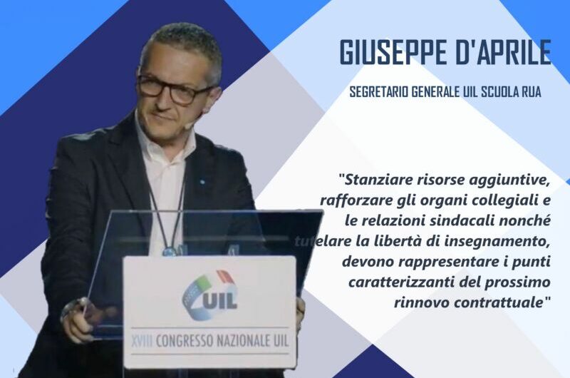 ATTO DI INDIRIZZO – D’Aprile: “Per il nuovo contratto servono risorse aggiuntive e maggiore tutela per la libertà di insegnamento”